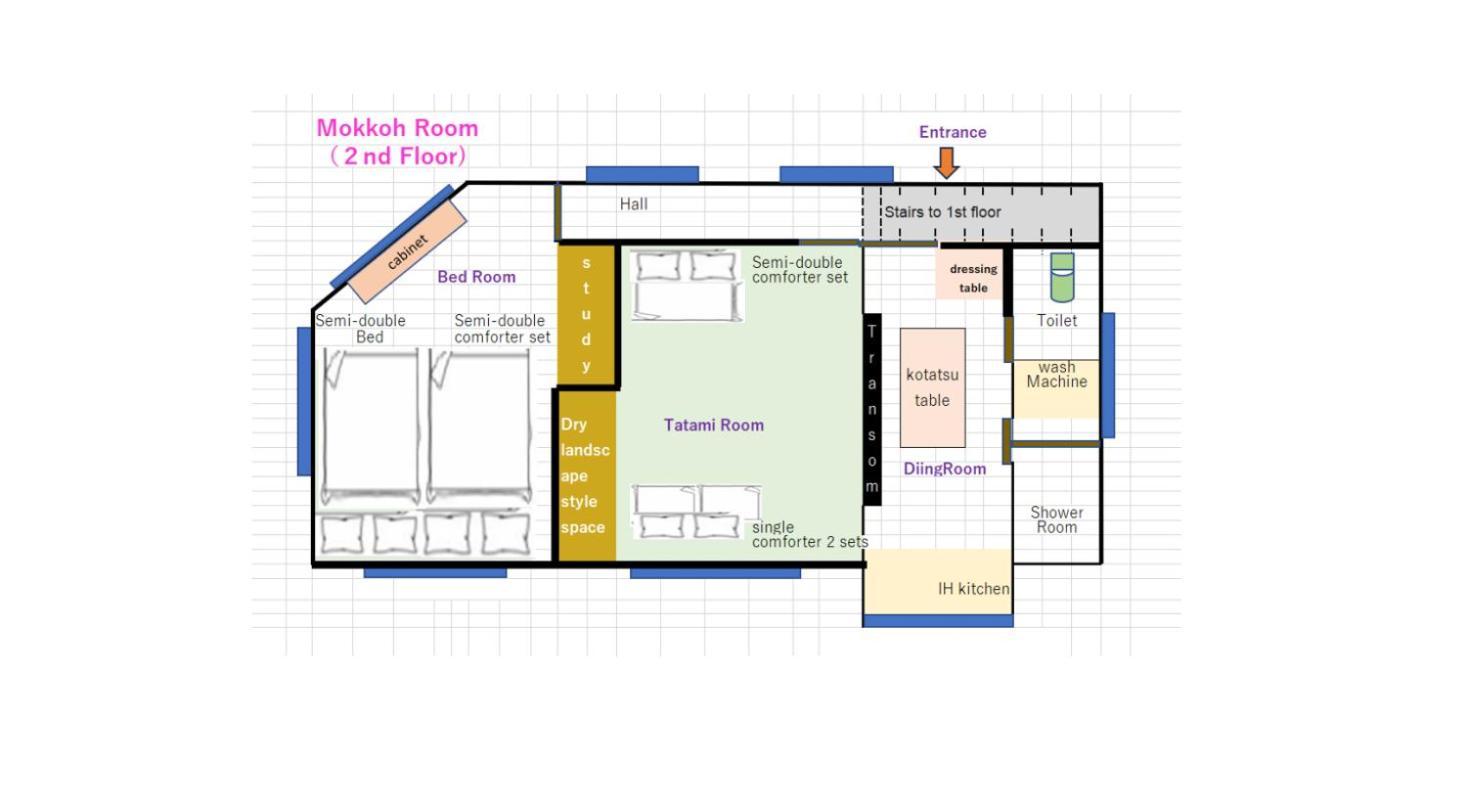 木香mokkoh Modern Japanese Style Room By Train15 Minutes To Tokyo Station Buitenkant foto